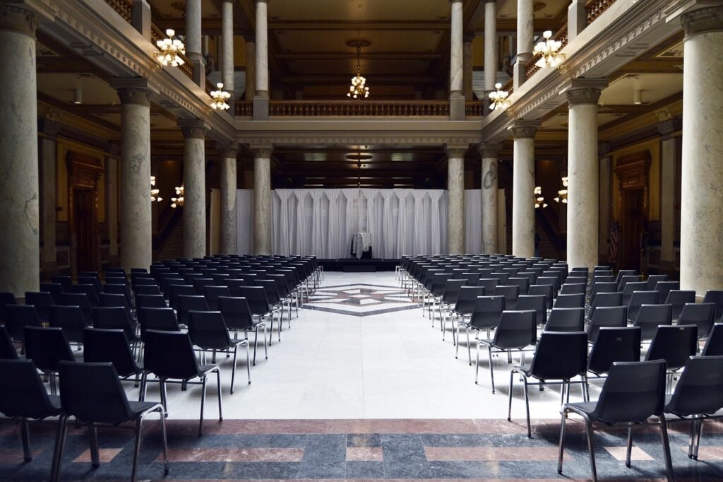 International conference venue in New York with professional staging